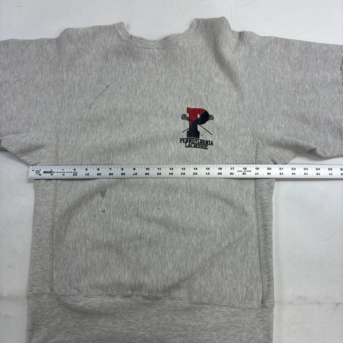 Vintage Pennsylvania Lacrosse Champion Reverse Weave Sweatshirt Large 90s NCAA