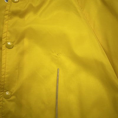 Vintage Iowa State Champion Bomber Jacket Size XL Yellow 80s