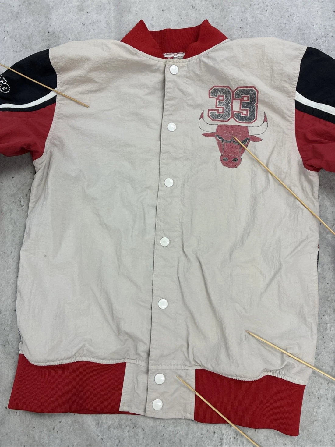 Chicago Bulls Scottie Pippen Mitchell & Ness Hardwood Classics Jacket Medium NBA