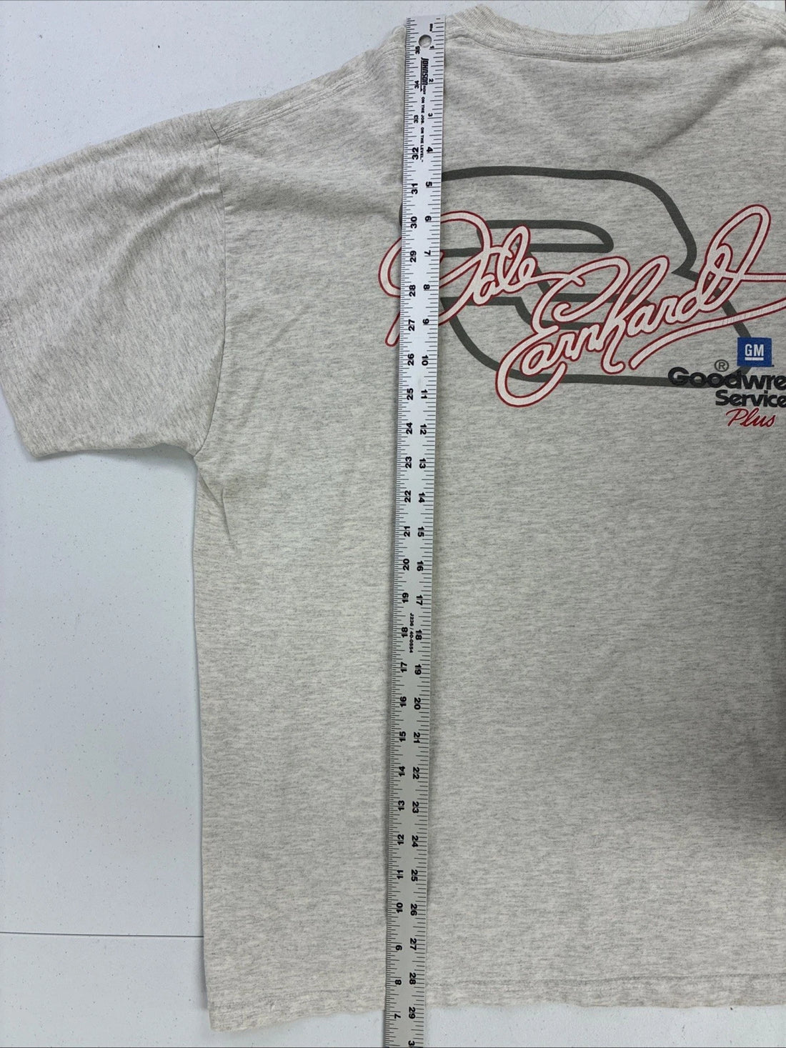 Vintage Dale Earnhardt Goodwrench Racing T-Shirt Size XL Double Sided NASCAR