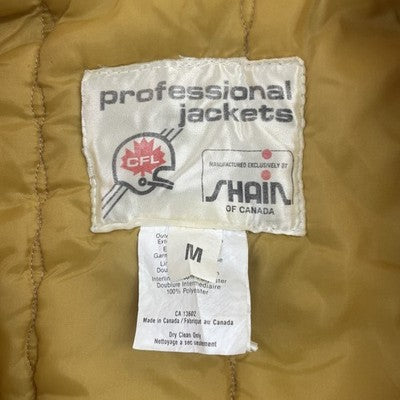 Vintage Hamilton Tiger Cats Bomber Jacket Size Medium 90s CFL