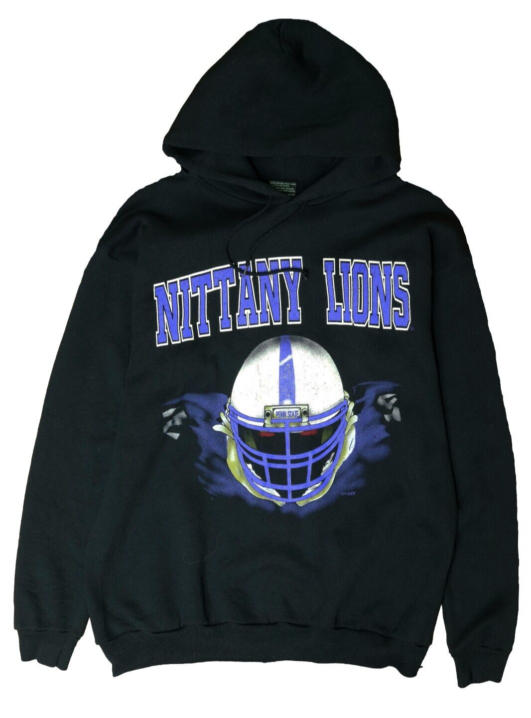 Vintage Penn State Nittany Lions Football Sweatshirt Crewneck Size XL Black NCAA