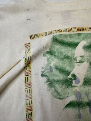 Vintage Million Family March T-Shirt Size XL Activism Paint Splatter 2000