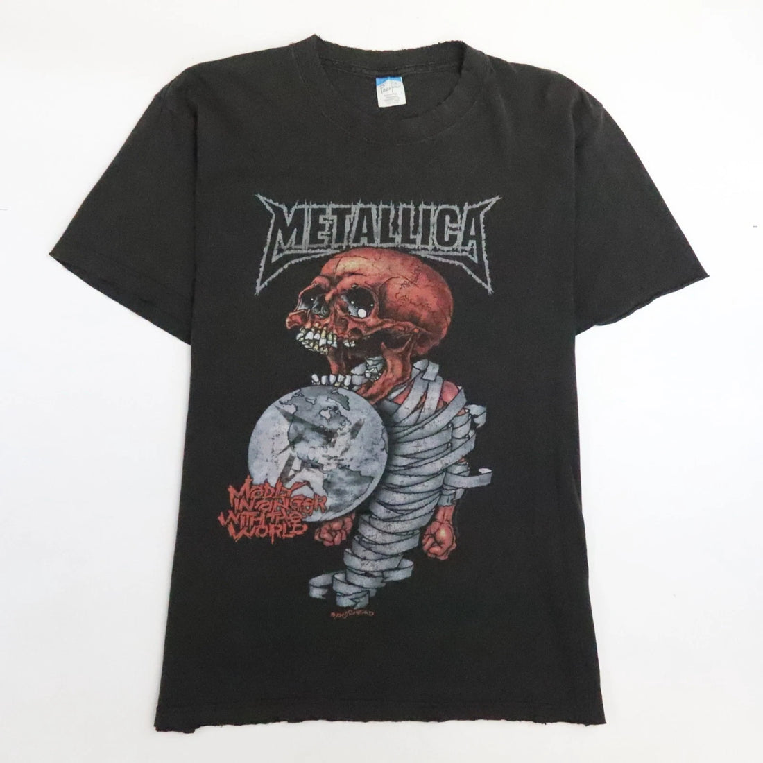 Vintage Metallica Madly In Anger Pushead 2004 T-Shirt Large Thrashed Distressed