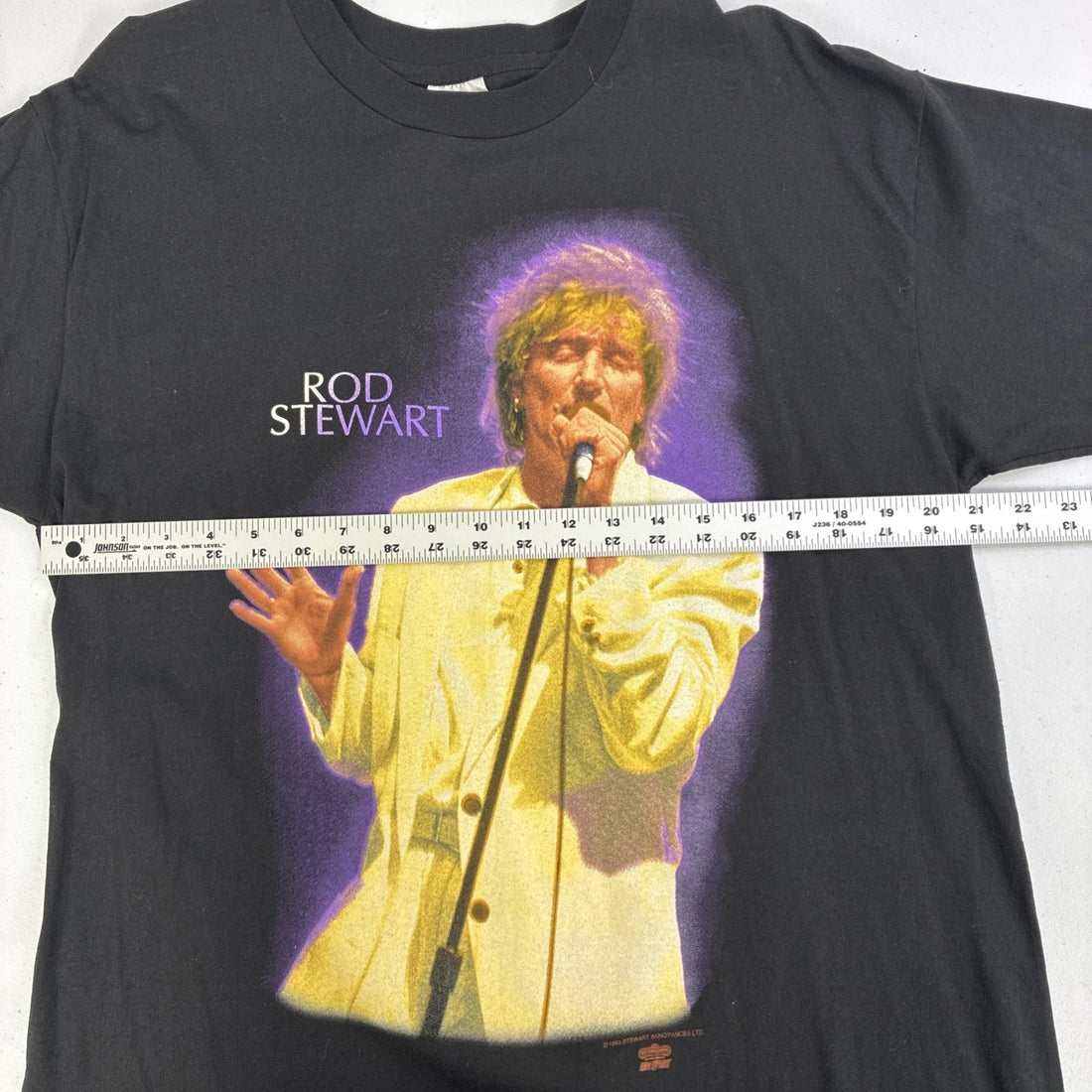 Vintage Rod Stewart A Night To Remember Winterland T-Shirt Size XL 1993 90s