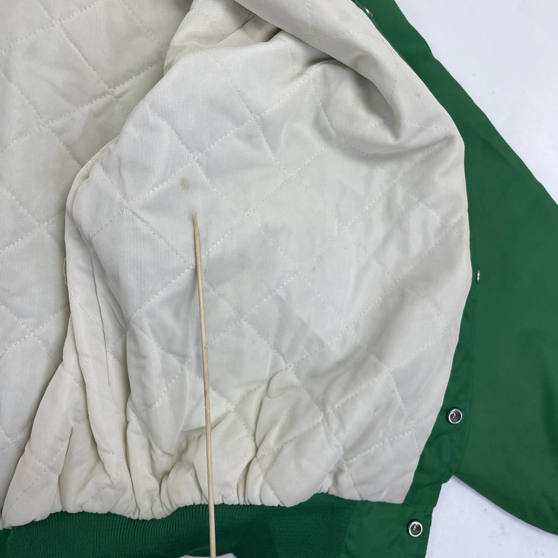 Vintage King Louie Bomber Jacket Size Medium Green