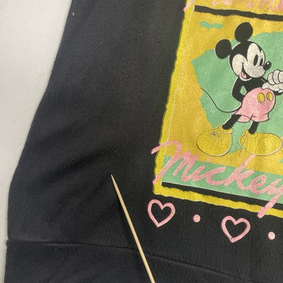 Vintage Mickey Minnie Mouse Disney Crewneck Sweatshirt Size Large 90s