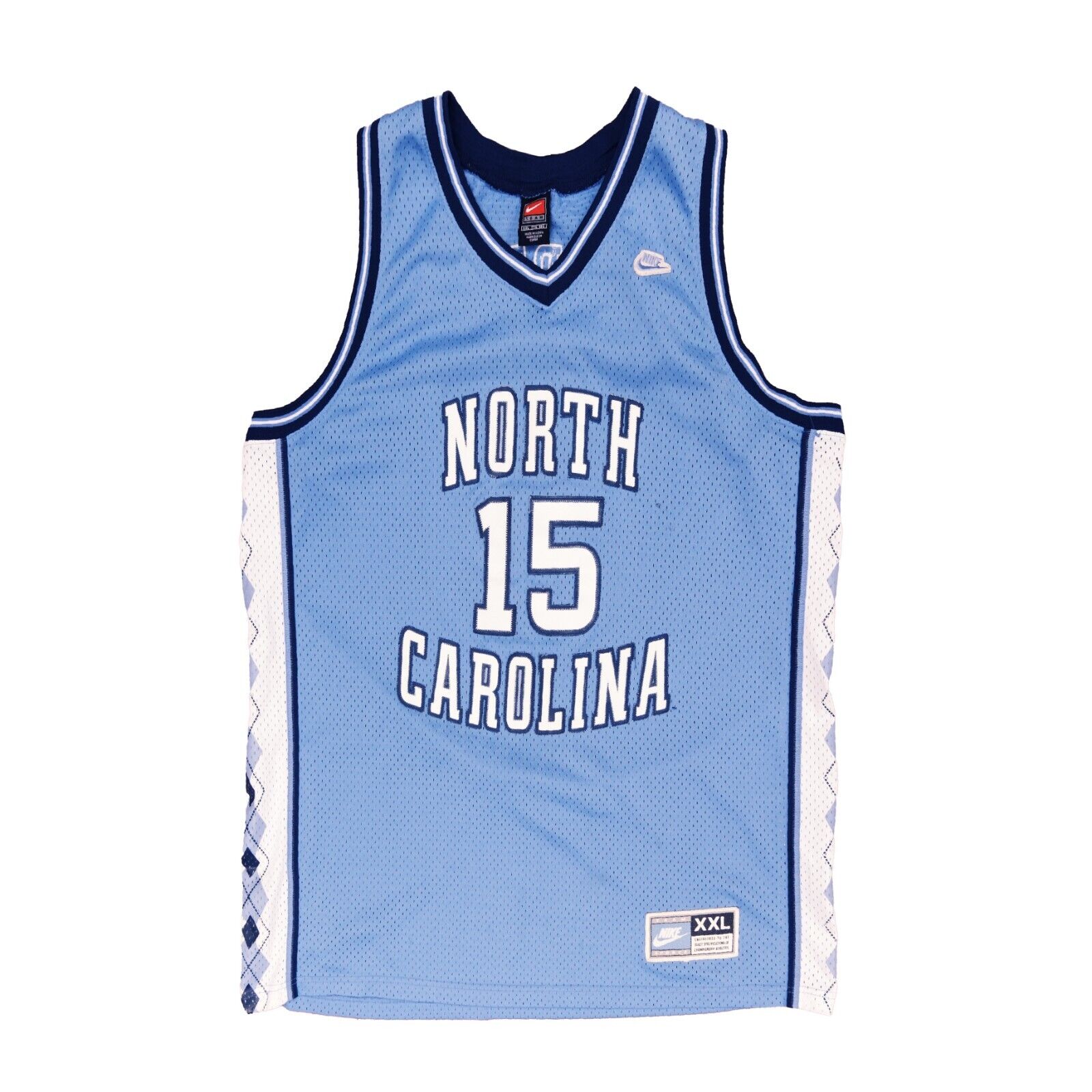 Vintage University Of North Carolina Vince Carter Nike Jersey Size