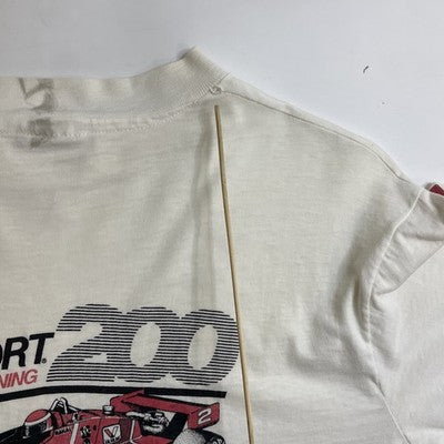 Vintage Mid Ohio Indy Car Racing Long Sleeve T-Shirt Size Large 90s