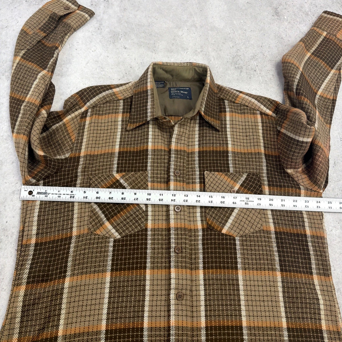 Vintage JCPenney Button Up Shirt Size Large