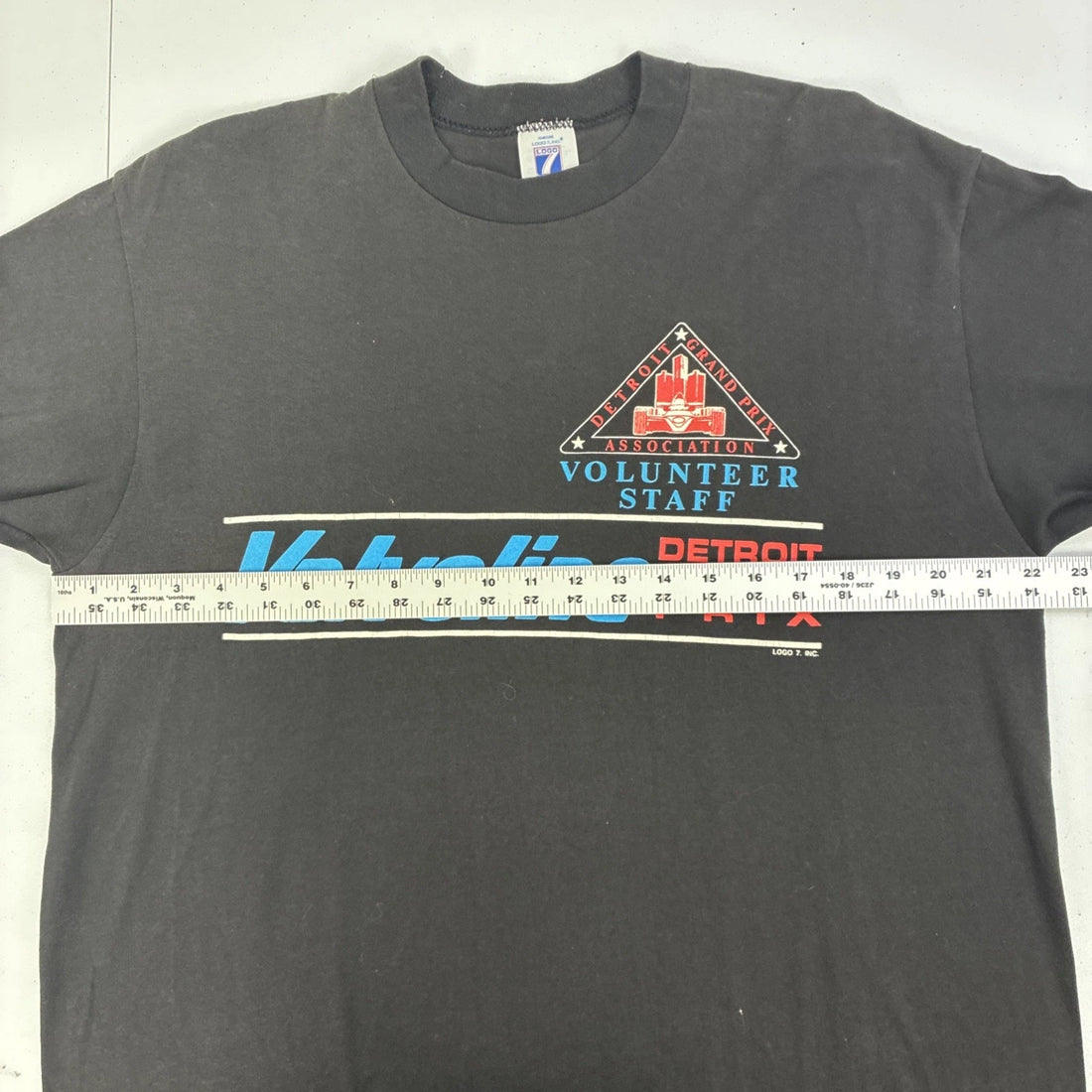 Vintage Valvoline Racing Detroit Grand Prix Volunteer Staff T-Shirt Size XL 90s