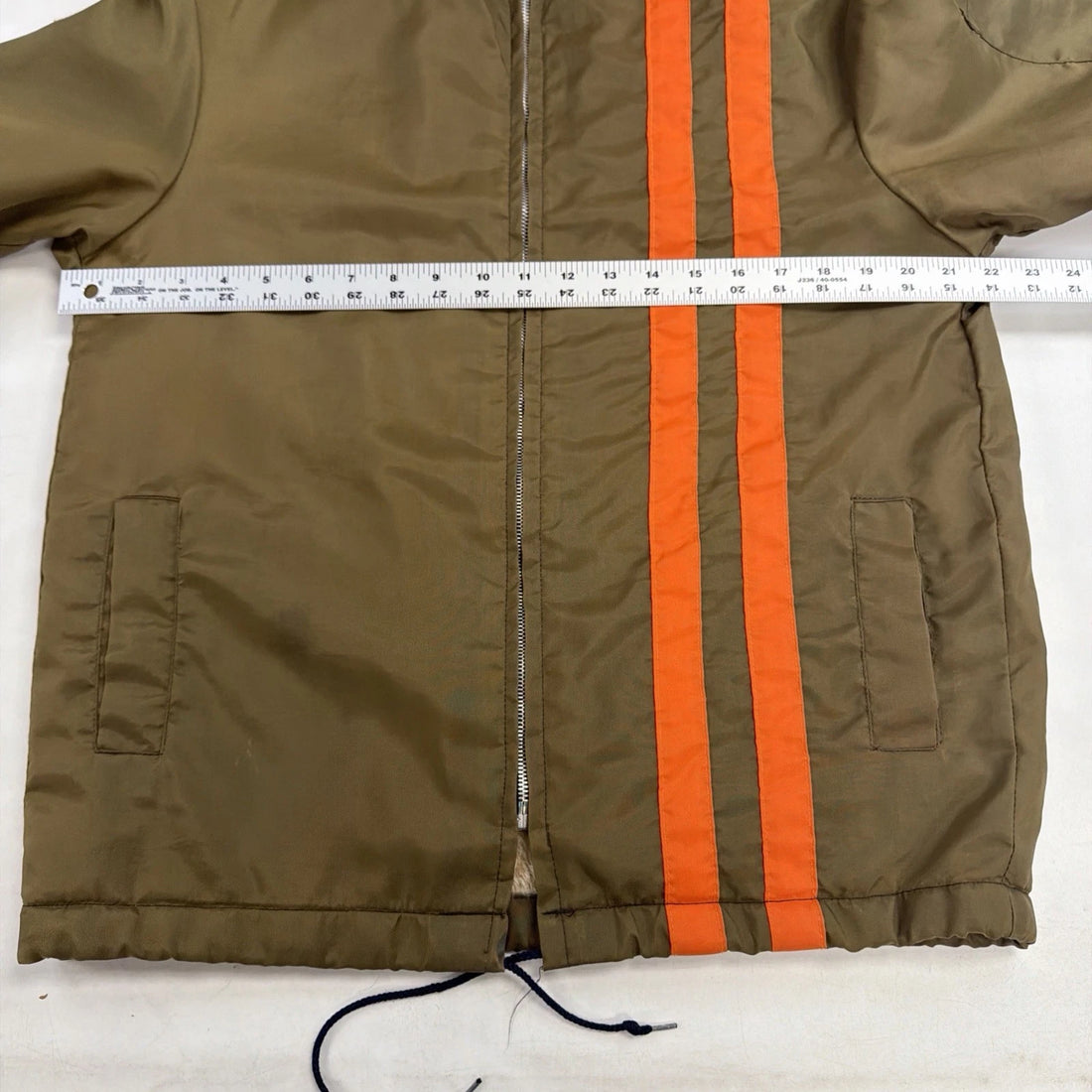 Vintage USA Flag Racing Jacket Size Large 70s 80s