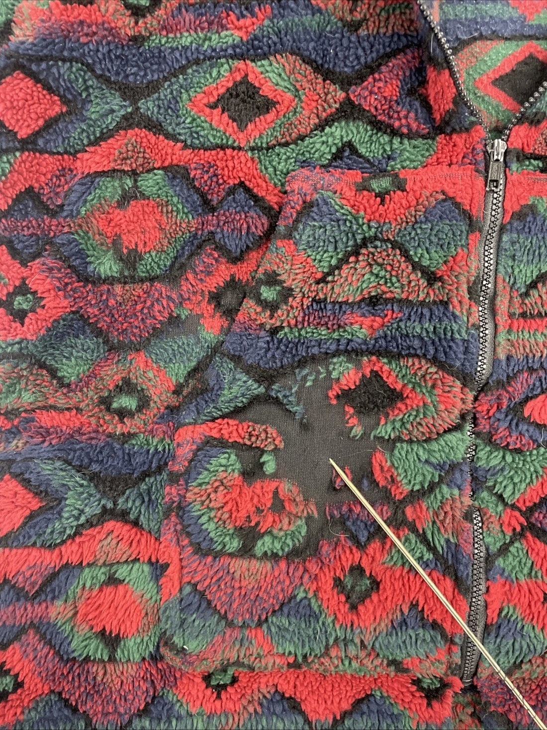 Vintage Woolrich Fleece Jacket Size XL