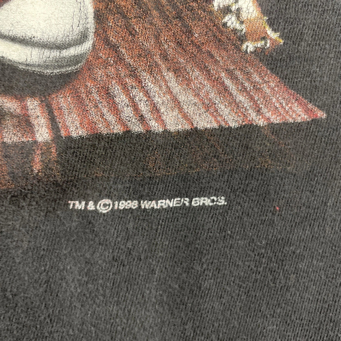 Vintage Alabama Crimson Tide Taz Looney Tunes T-Shirt Size XL 1998 90s NCAA