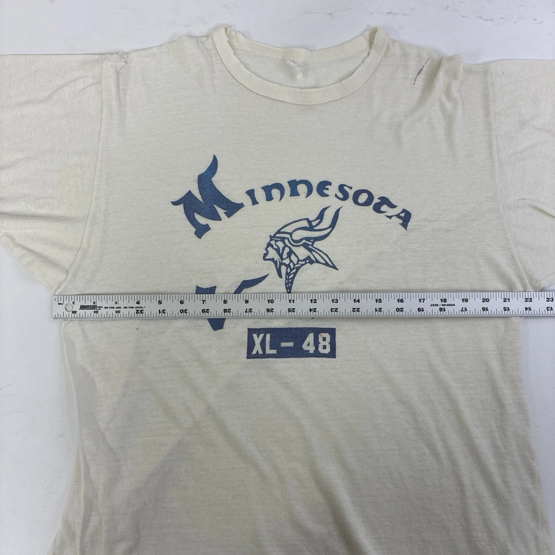 Vintage Minnesota Vikings T-Shirt Size XL 80s NFL