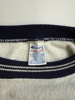 Vintage Champion Spell Out Reverse Weave Crewneck Sweatshirt Size XL 90s
