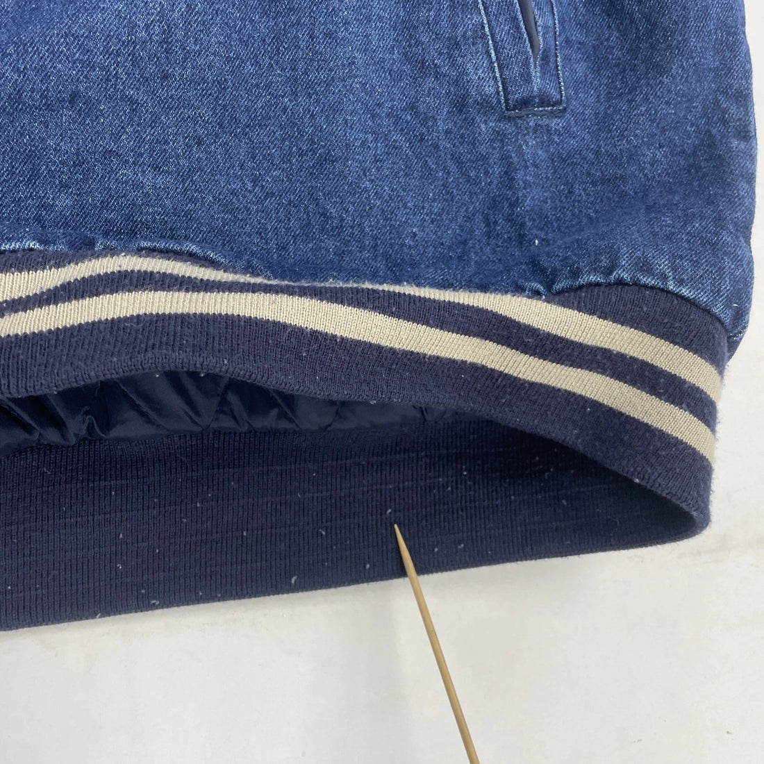 BUM Denim Bomber Jacket Size XL