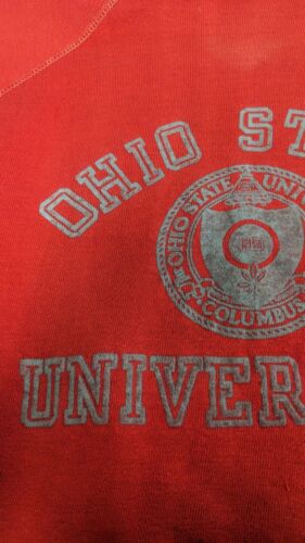 Vintage Ohio State University Crest Crewneck Sweatshirt Size Medium 80s 90s NCAA