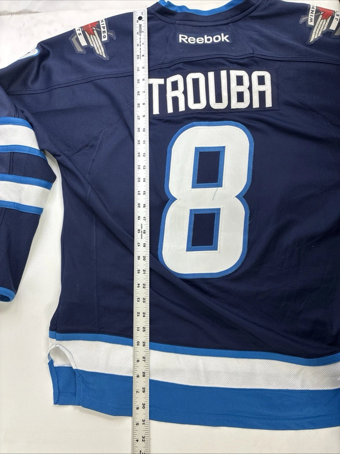 Winnipeg Jets Jacob Trouba Reebok Hockey Jersey Size Large NHL