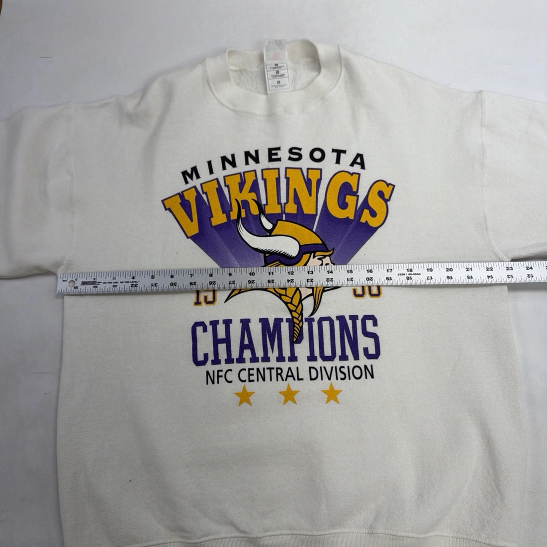 Vintage Minnesota Vikings Sweatshirt Crewneck Size Large 90s NFL