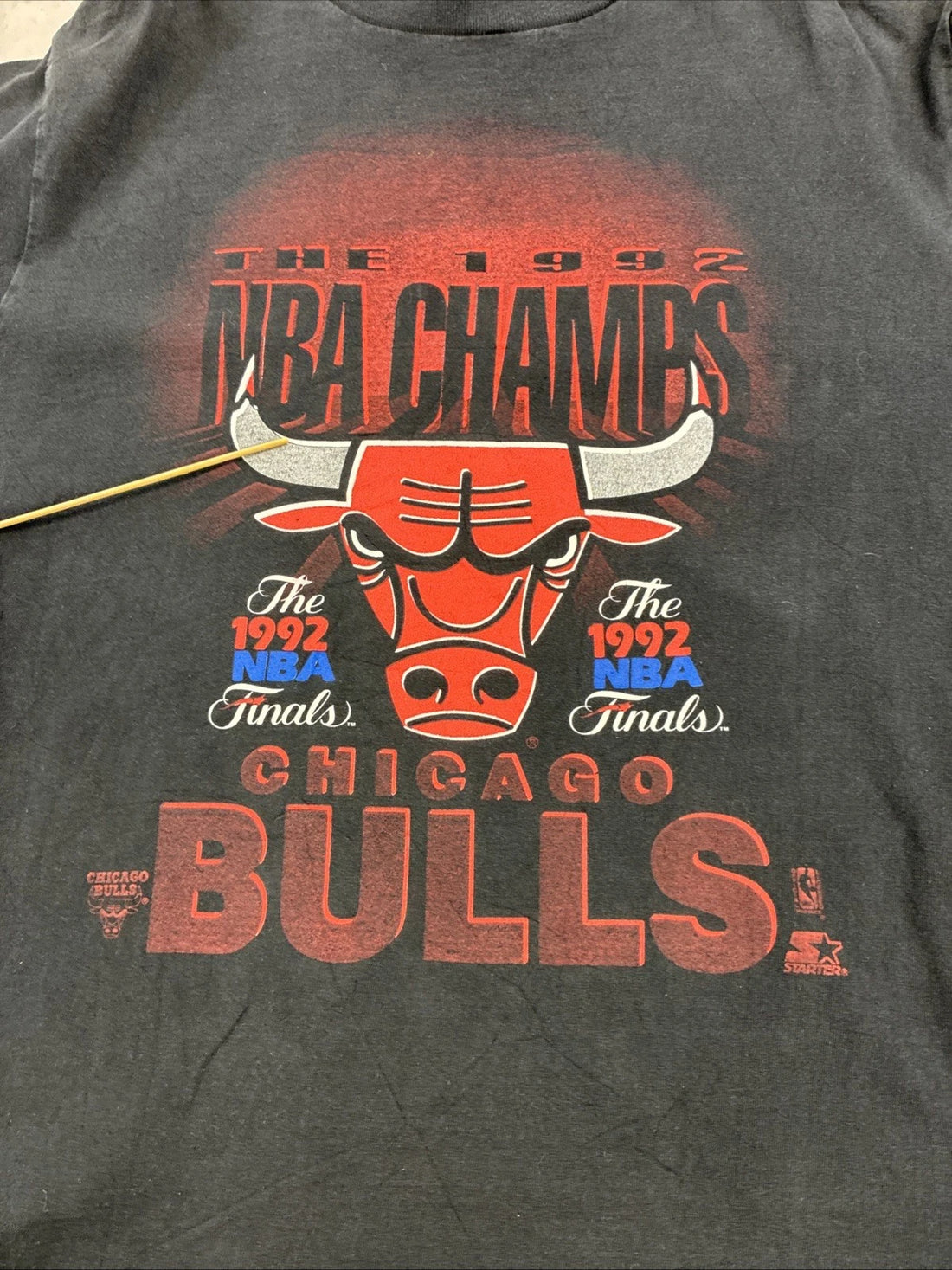 Vintage Chicago Bulls NBA Champs 1992 T-Shirt Size XL 90s