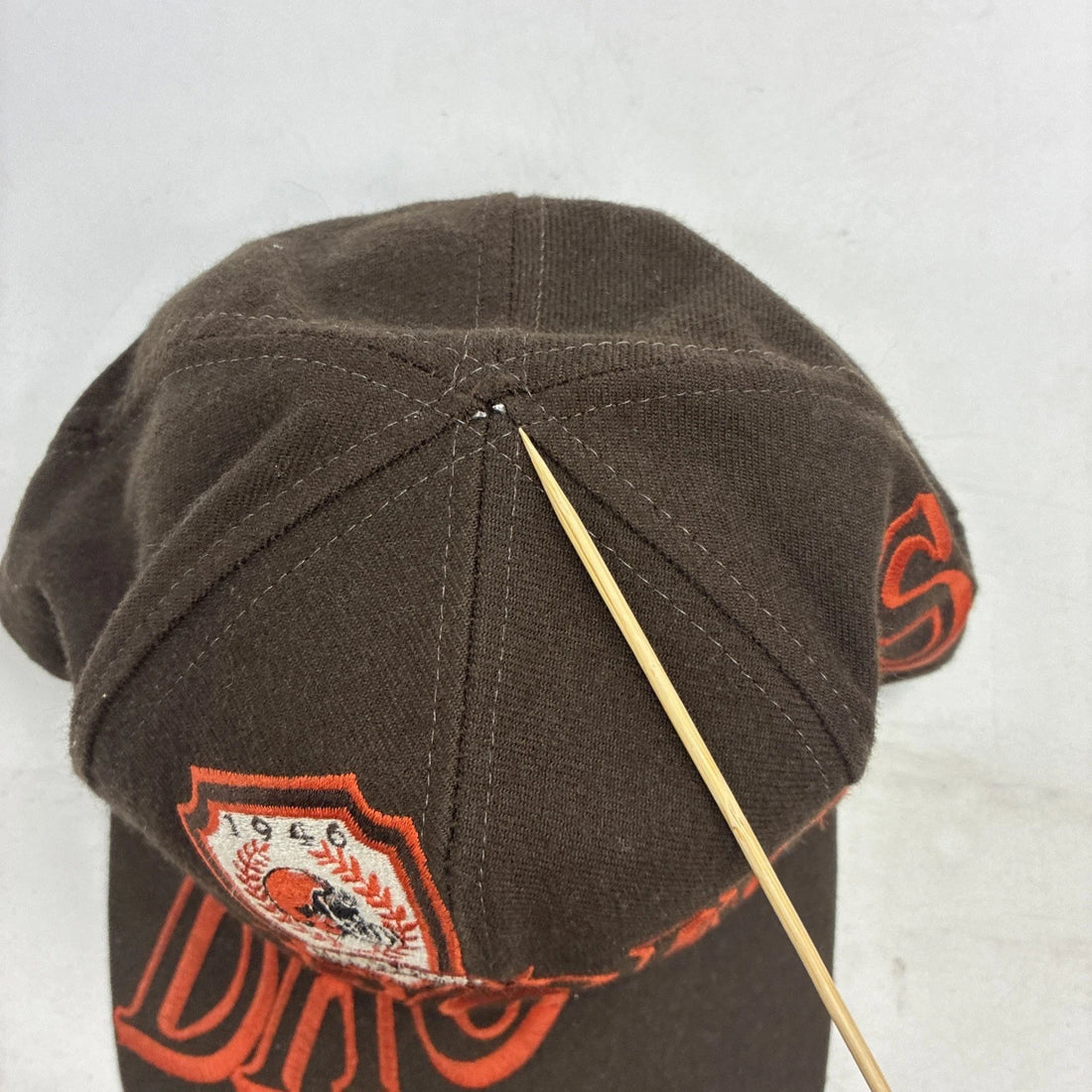 Vintage Cleveland Browns The Game Wool Snapback Hat OSFA NFL