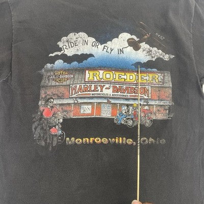 Vintage Harley Davidson Motorcycles Wild Breed Horse T-Shirt Medium 1994 90s