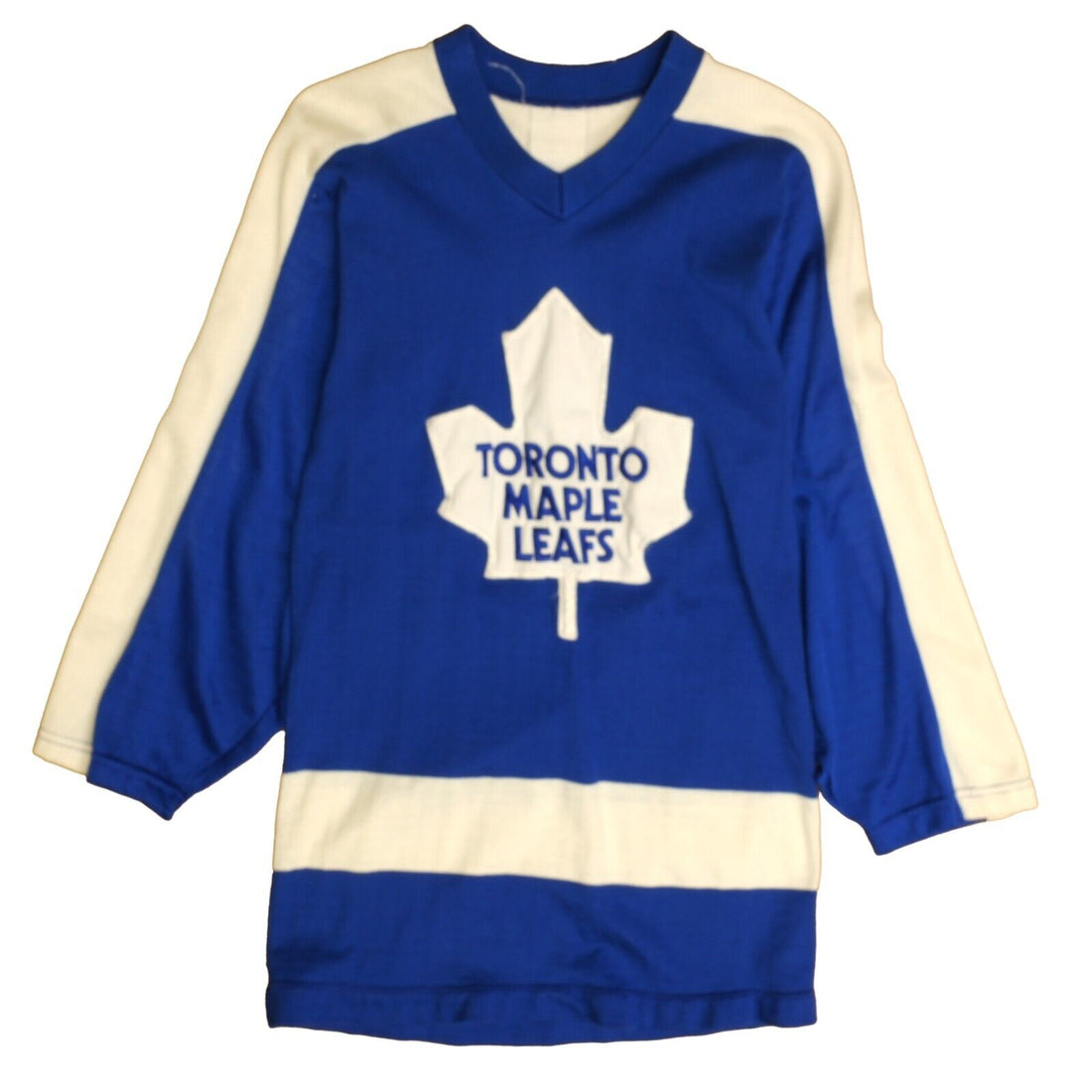 Vintage Toronto Maple Leafs Hockey Jersey Size XS Blue 70s NHL