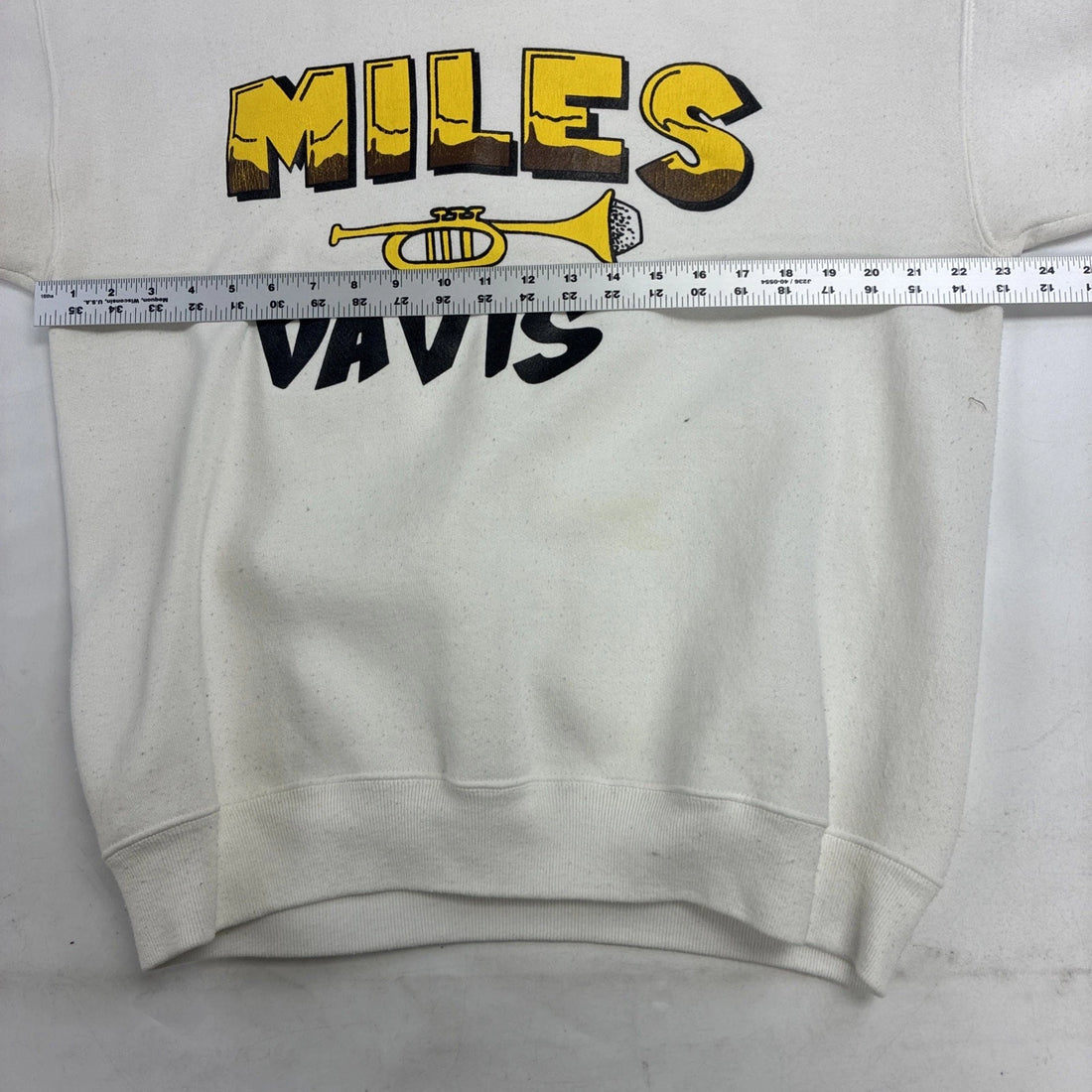 Vintage Miles Davis Crewneck Sweatshirt Size XL Trumpet Jazz Music 90s