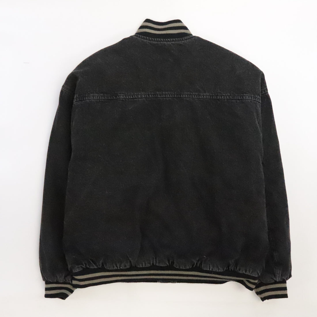 Vintage Coca Cola It's What's Inside That Counts Denim Bomber Jacket XL Coke