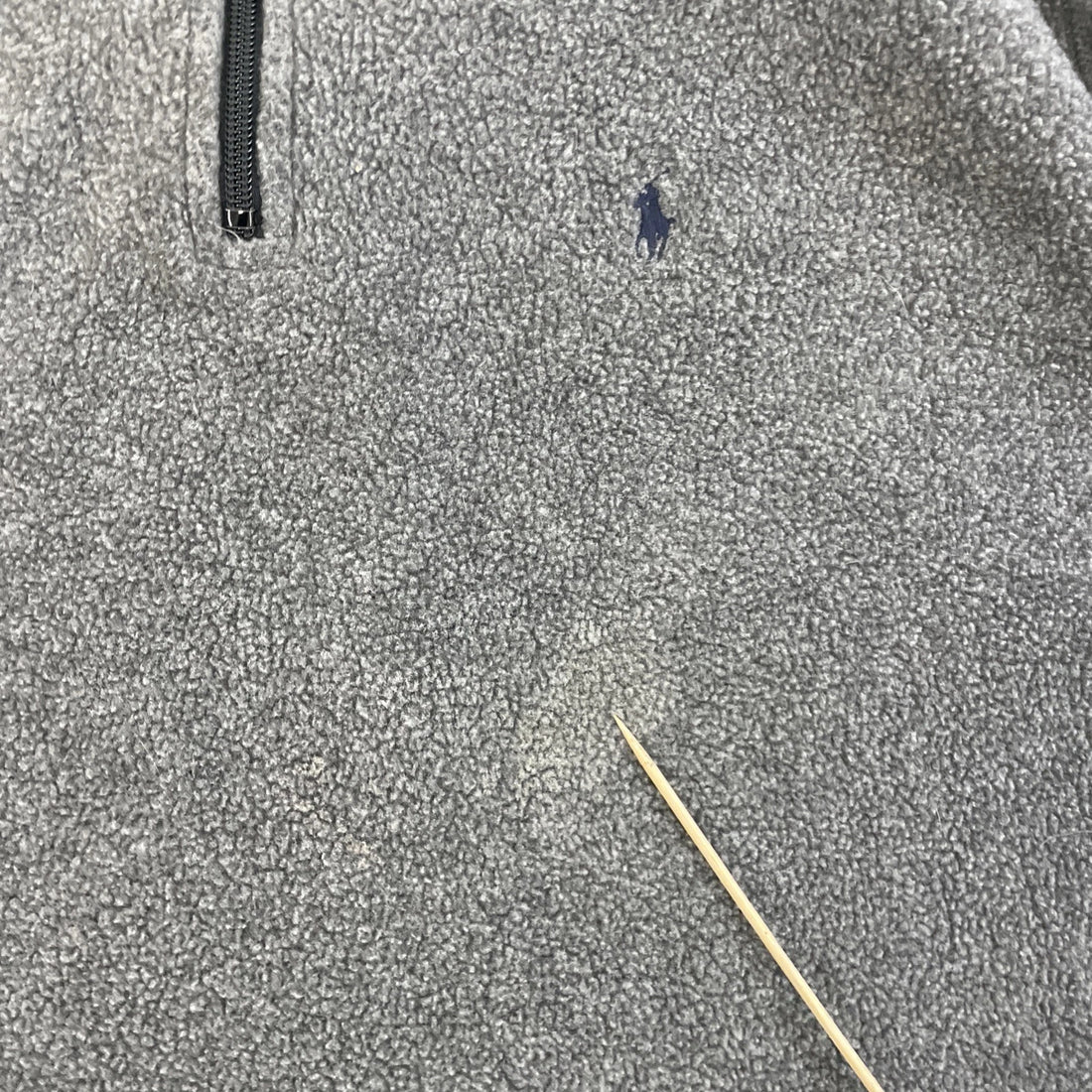 Vintage Polo Ralph Lauren 1/4 Zip Fleece Jacket Size 2XL Gray
