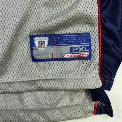 Vintage New England Patriots Tom Brady Reebok Jersey 2XL Silver Alternate NFL