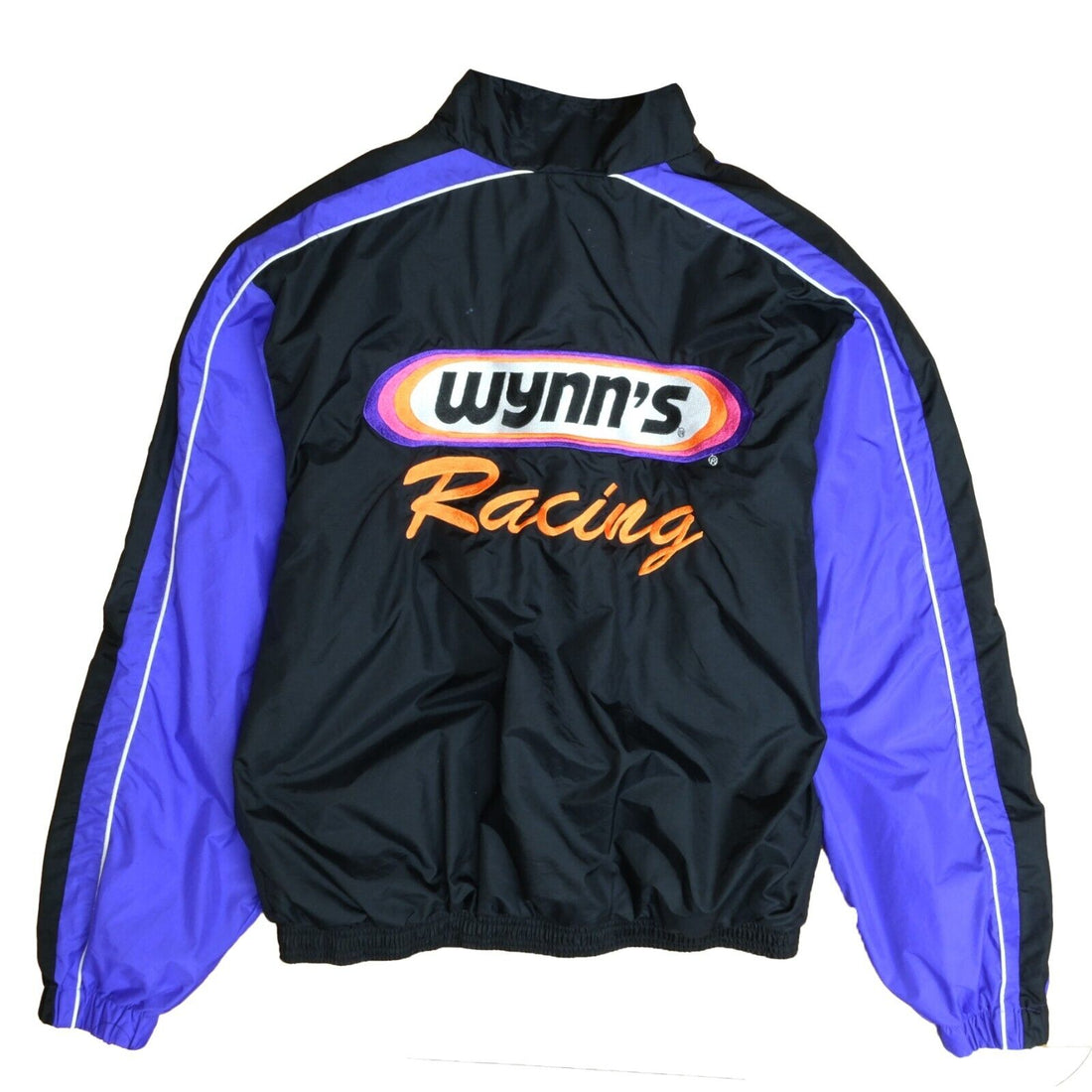 Vintage Wynn's Racing Windbreaker Light Jacket Size Large