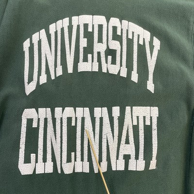 Vintage University Cincinnati Champion Reverse Weave Sweatshirt Size Large 90s