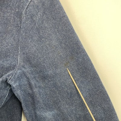 Vintage Big Ben Denim Chore Coat Work Jacket Size 46 Blanket Lined