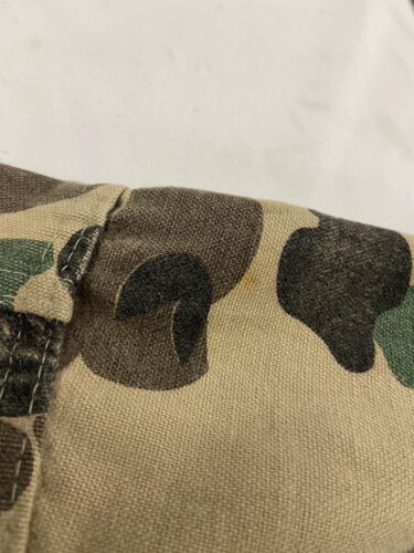 Vintage Gander Mountain Canvas Camo Button Up Size XL Brown 90s