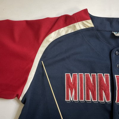 Vintage Minnesota Twins Dynasty Baseball Jersey Size 3XL MLB