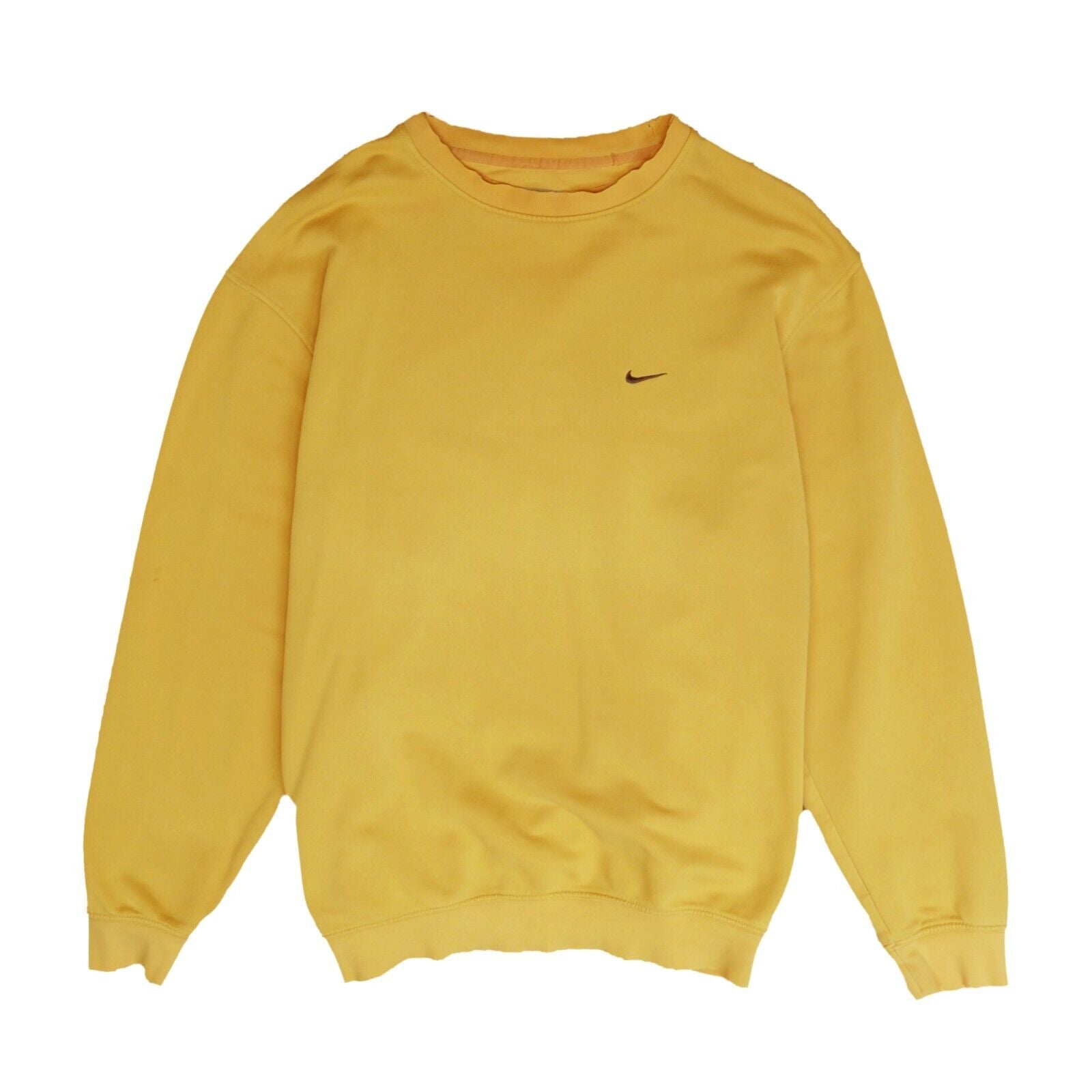 Yellow nike store crew neck