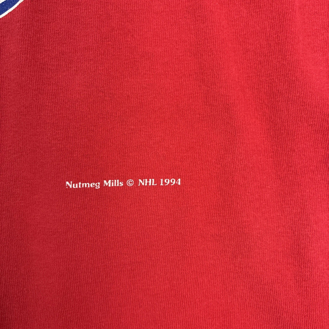 Vintage Montreal Canadiens Nutmeg Mills T-Shirt XL 1994 90s NHL