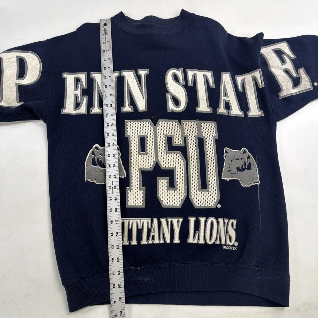 Vintage Penn State Nittany Lions Spell Out Sweatshirt Size Large 90s NCAA