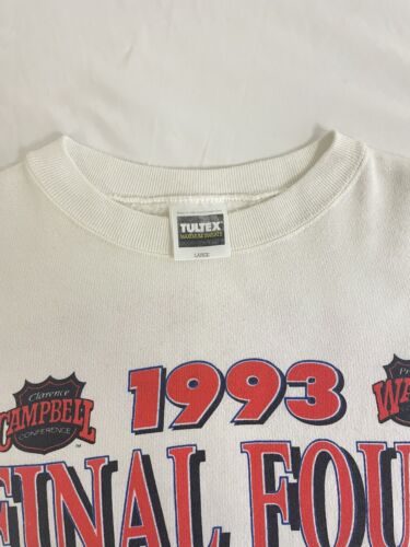 Vintage Stanley Cup Final Four Showdown Sweatshirt Crewneck Large 1993 90s NHL