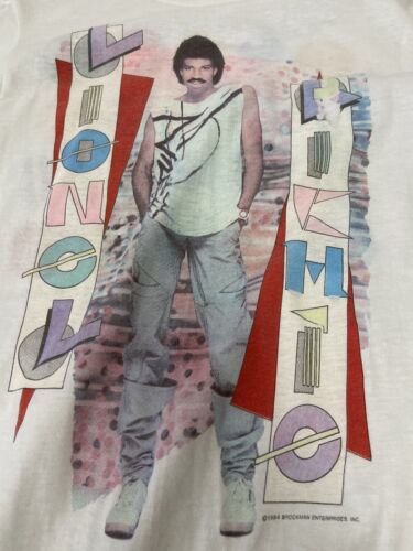 Vintage Lionel Richie Penny Lover Long Sleeve T-Shirt Size Medium Music 1984 80s