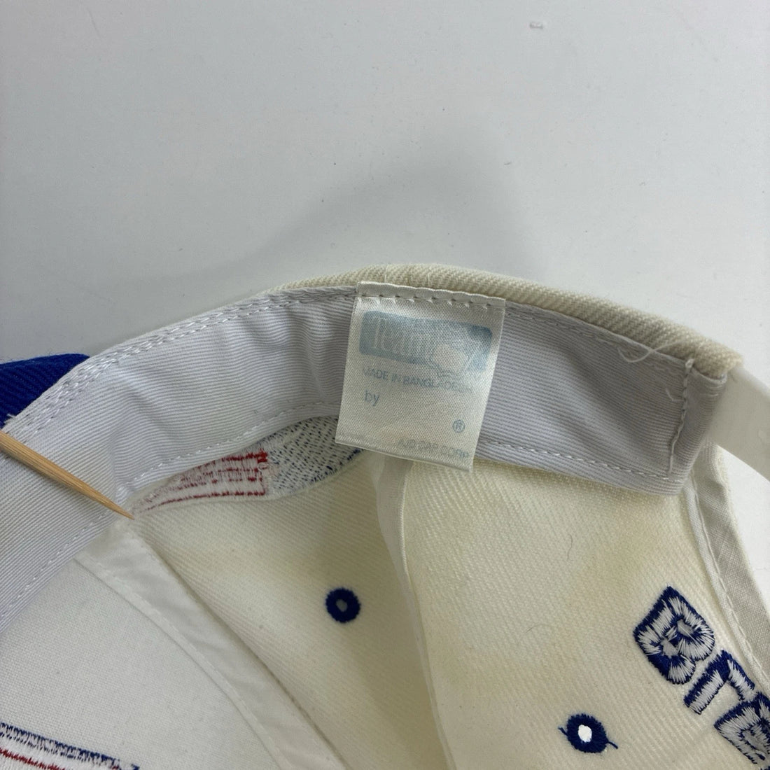 Vintage New England Patriots Drew Bledsoe AJD Wool Snapback Cap Hat OSFA NFL