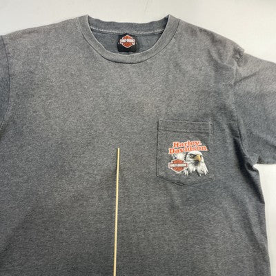 Harley Davidson Motorcycles Eagle Hot Rod Pocket T-Shirt Size XL