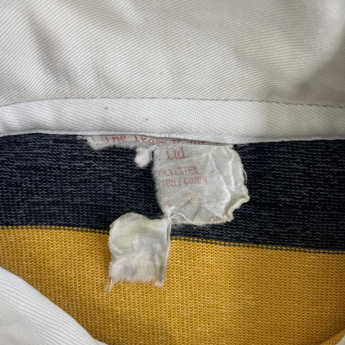 Vintage PCHS Trojans Rugby Shirt Size Medium Striped