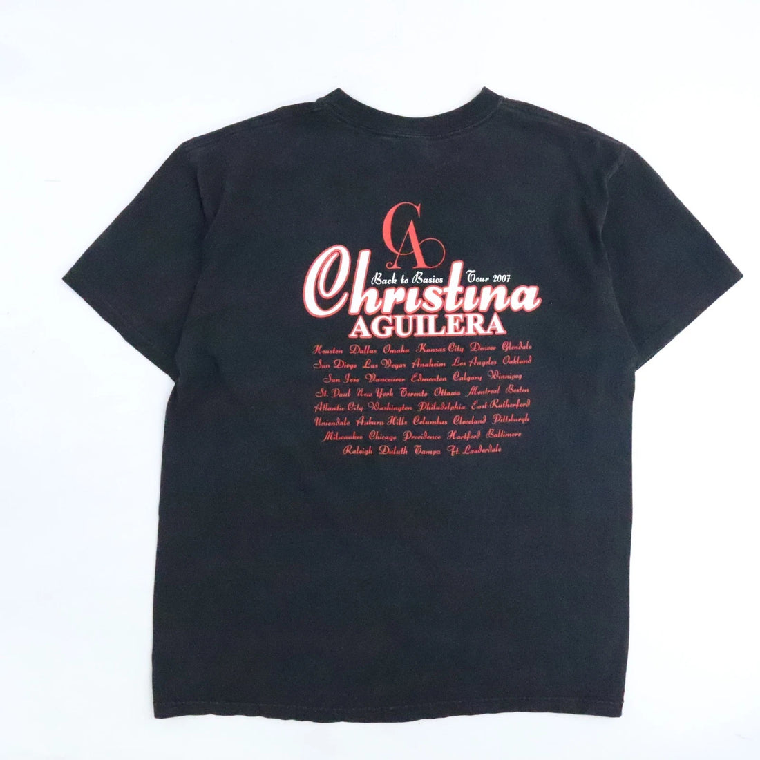 Christina Aguilera Back To Basics T-Shirt Size Large 2007