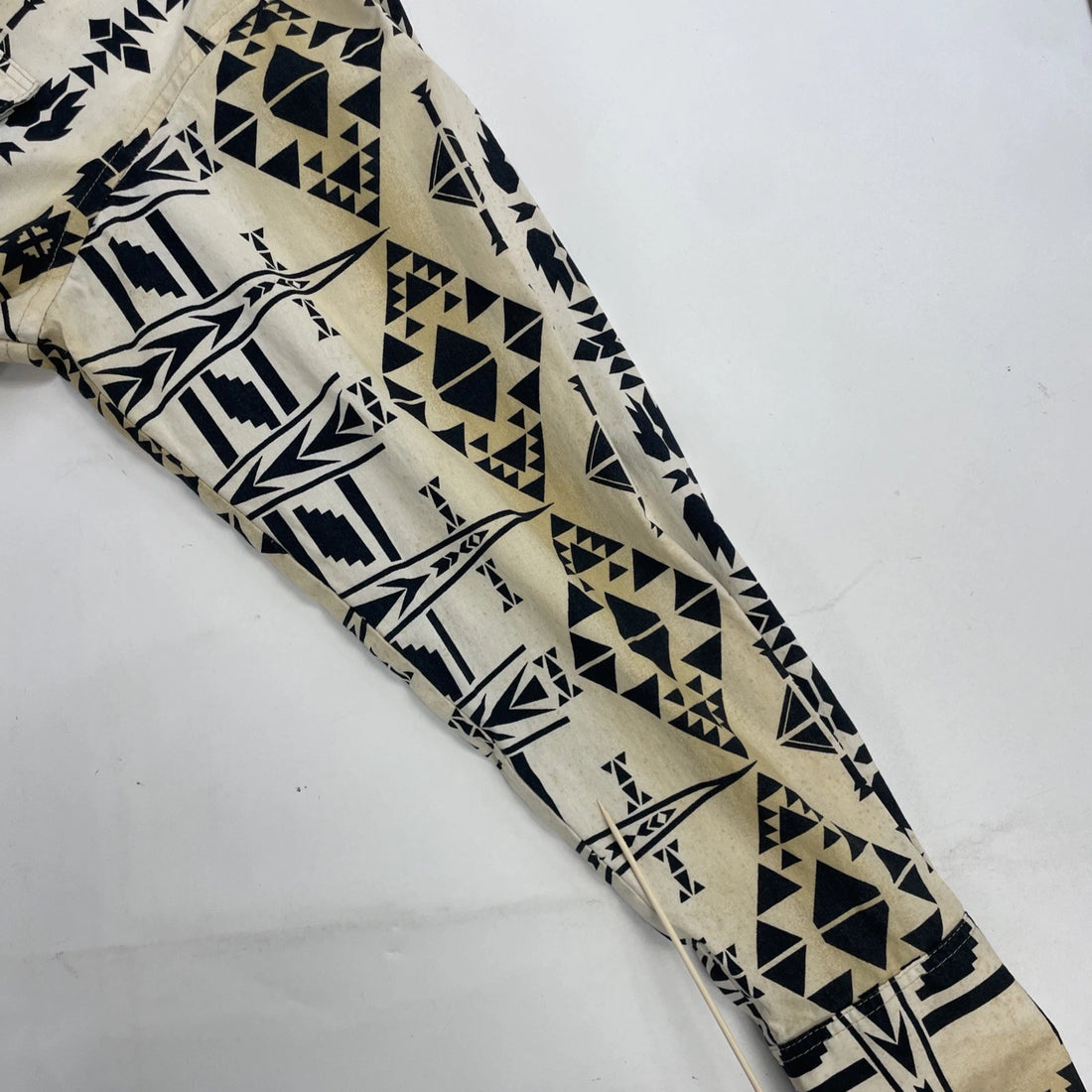 Vintage Wrangler Pearl Snap Shirt Size Large Western Aztec