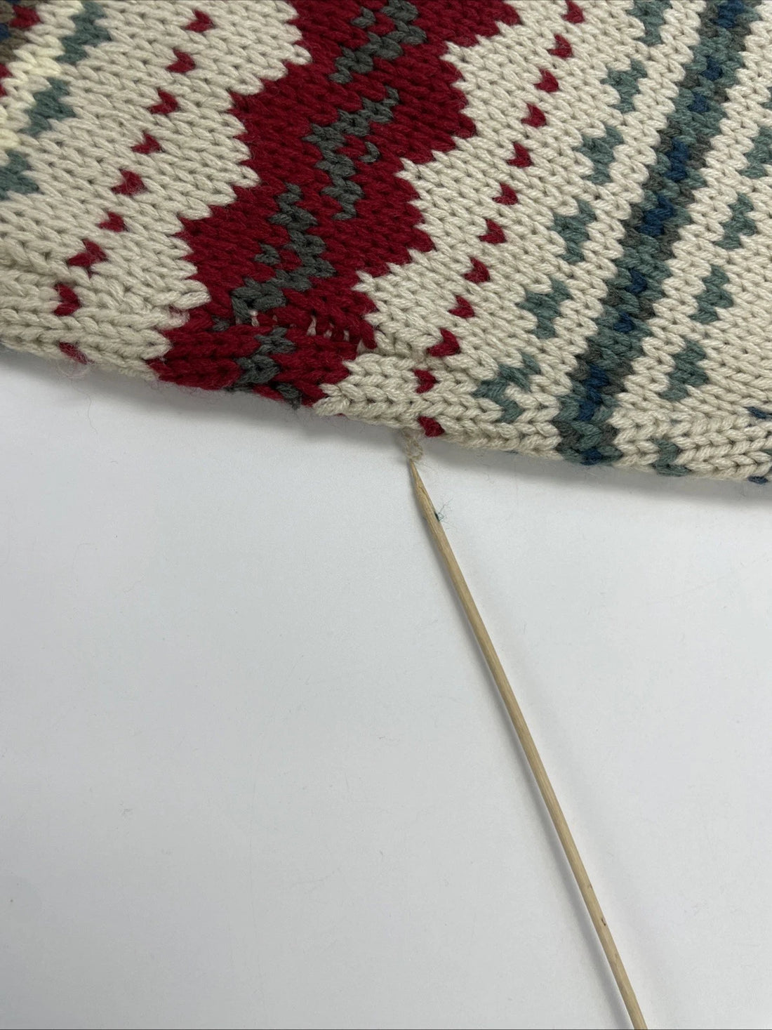 Vintage Peter England Knit Crewneck Sweater Size Large Fair Isle