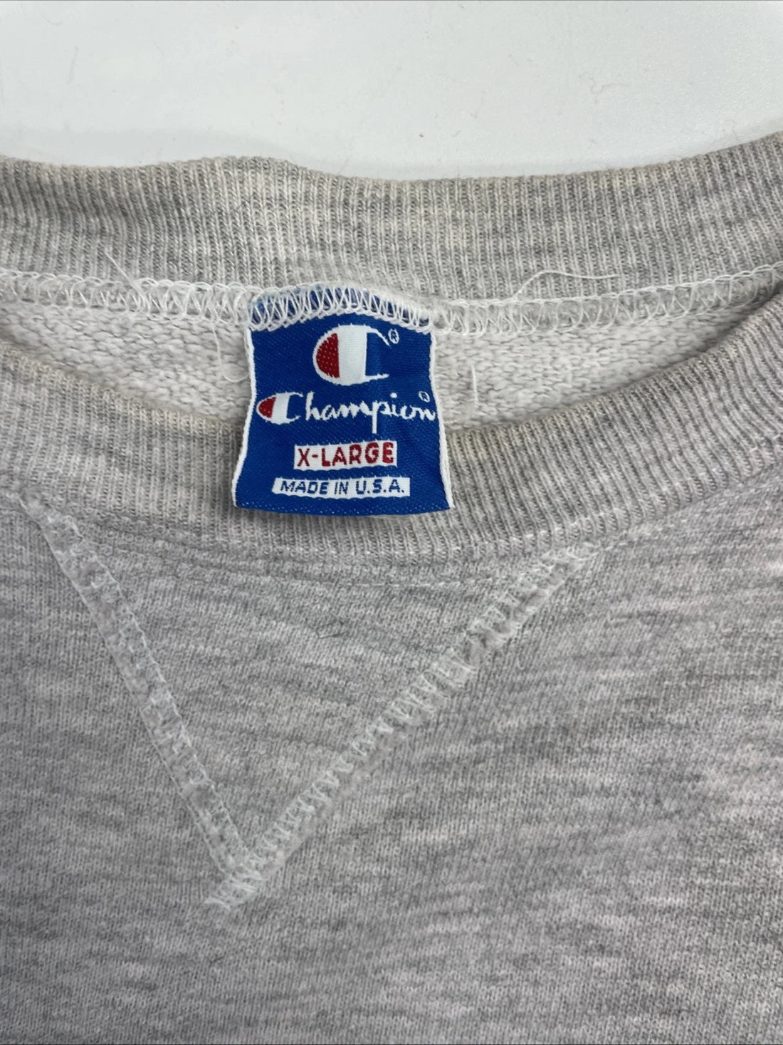 Vintage Delhi Dad Crest Champion Crewneck Sweatshirt Size XL 80s