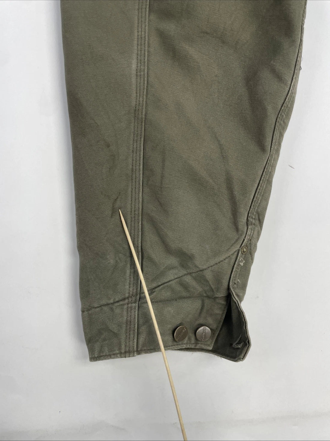 Carhartt Canvas Chore Work Jacket Size 2XL Green Blanket Lined